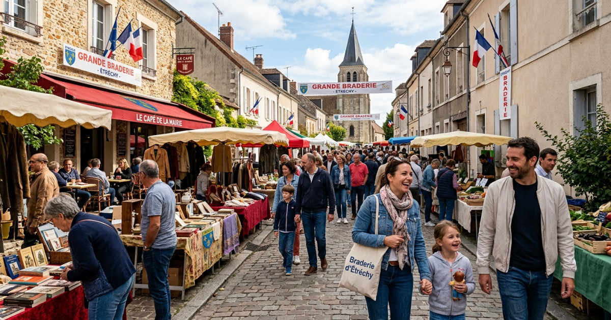Etrechy : Les commerçants font leur grand déballage